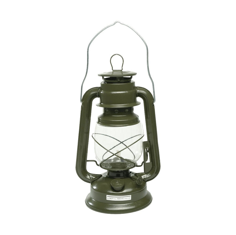 Fotogenlampa Olivgrön