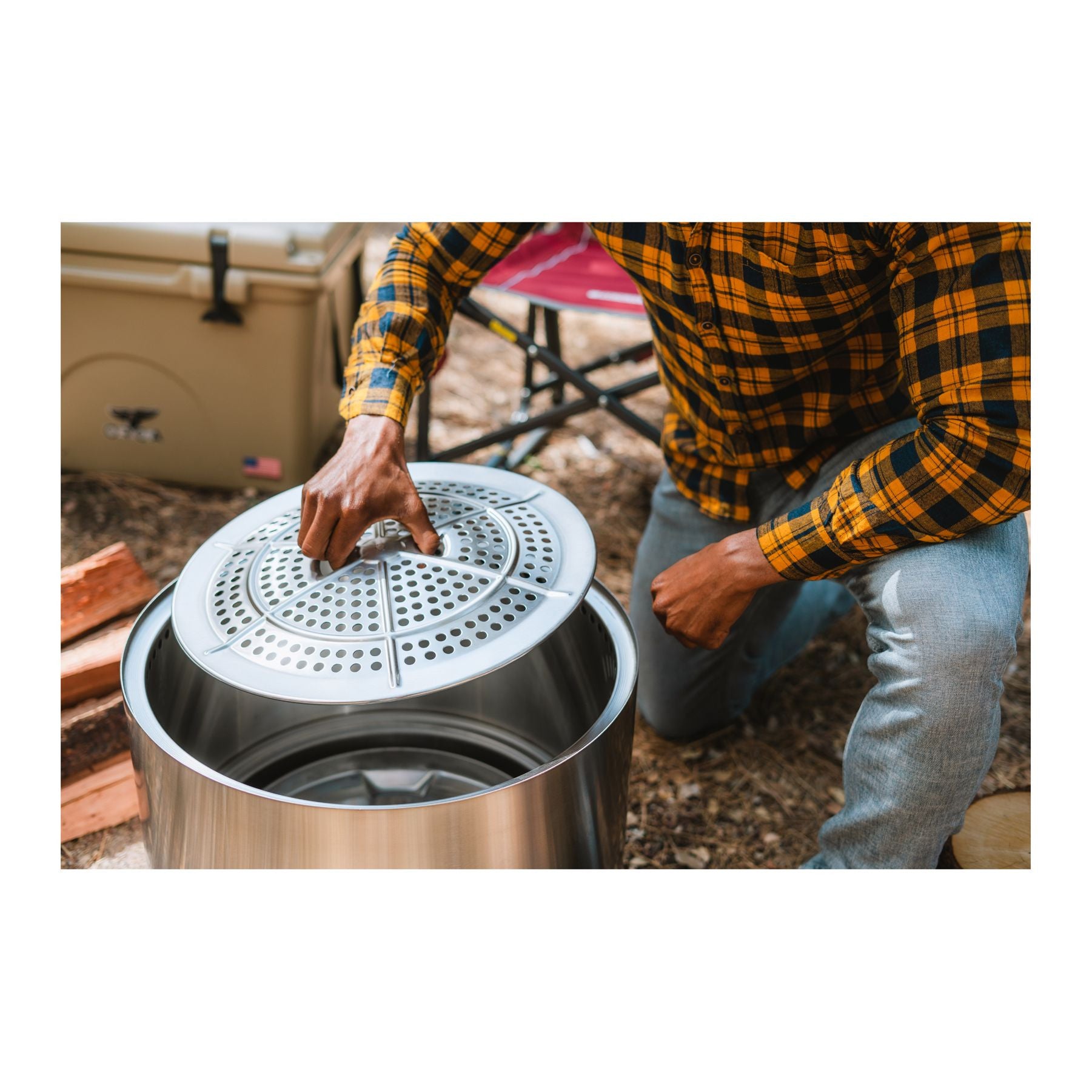 Bonfire + Stand 2.0, Stainless steel