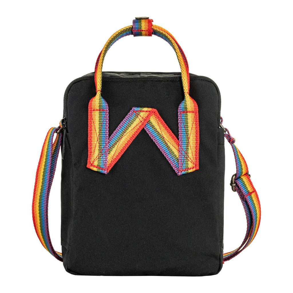 Kånken Rainbow Sling, Black rainbow pattern