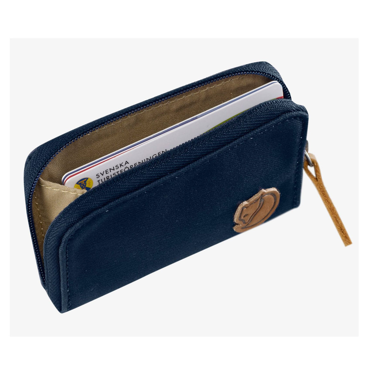 Zip Card Holder, Dark grey