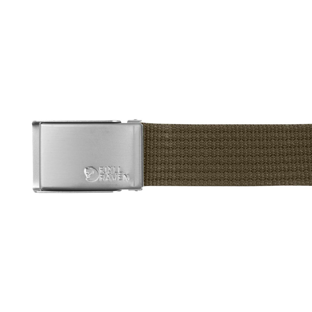 Canvas Belt, Dark olive