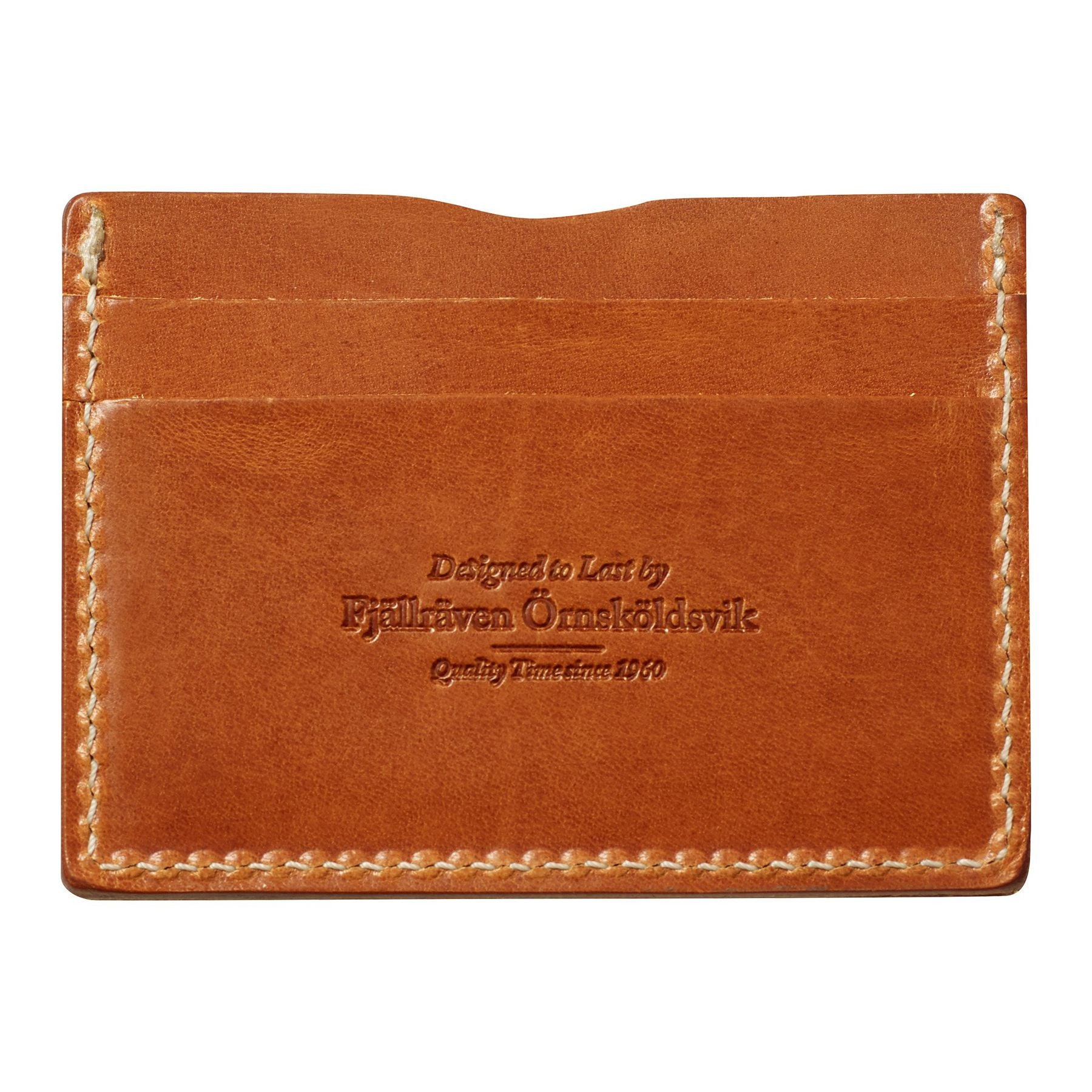 Övik Card Holder, Leather cognac