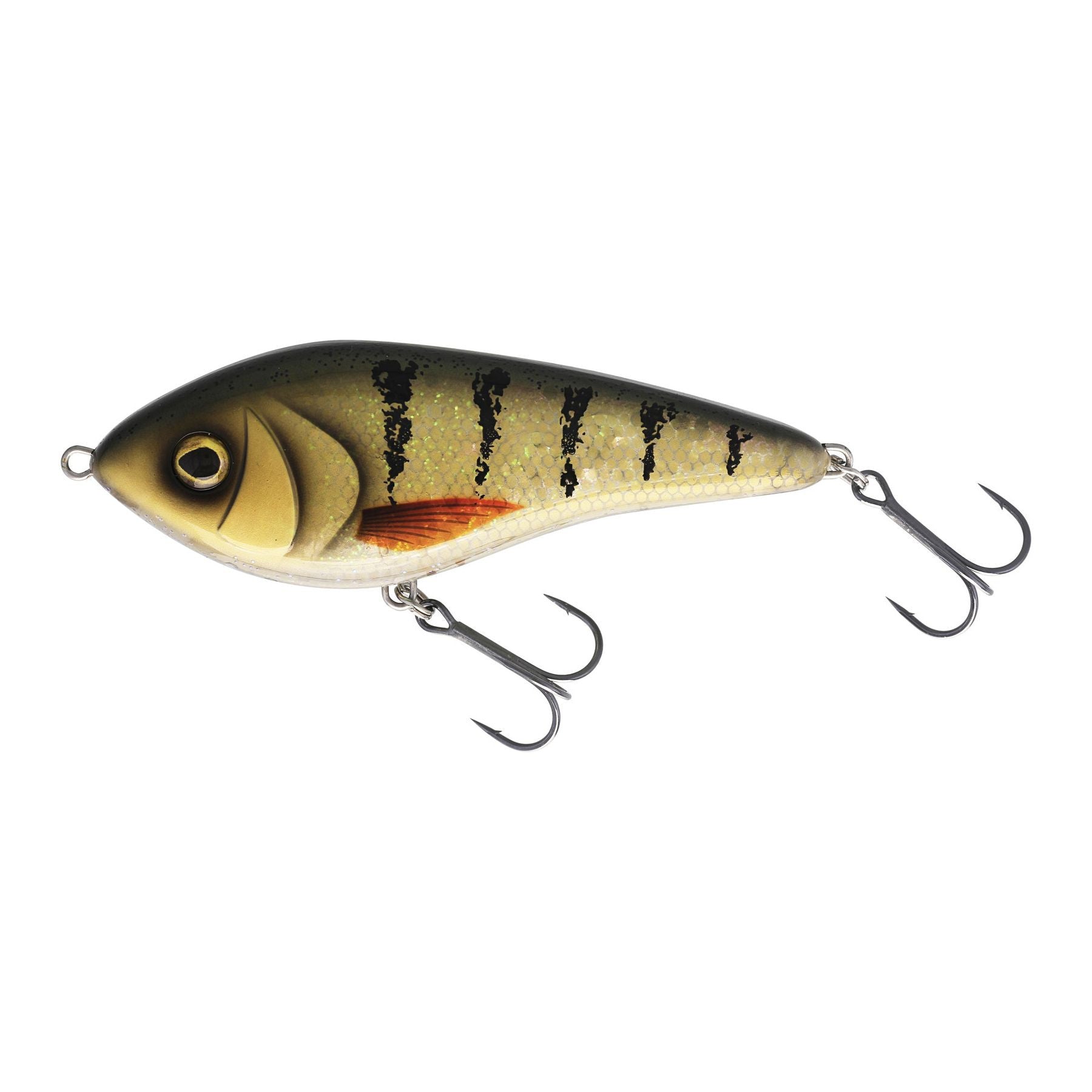 Swim Glidebait 12cm 53g Suspending, 3d amber perch
