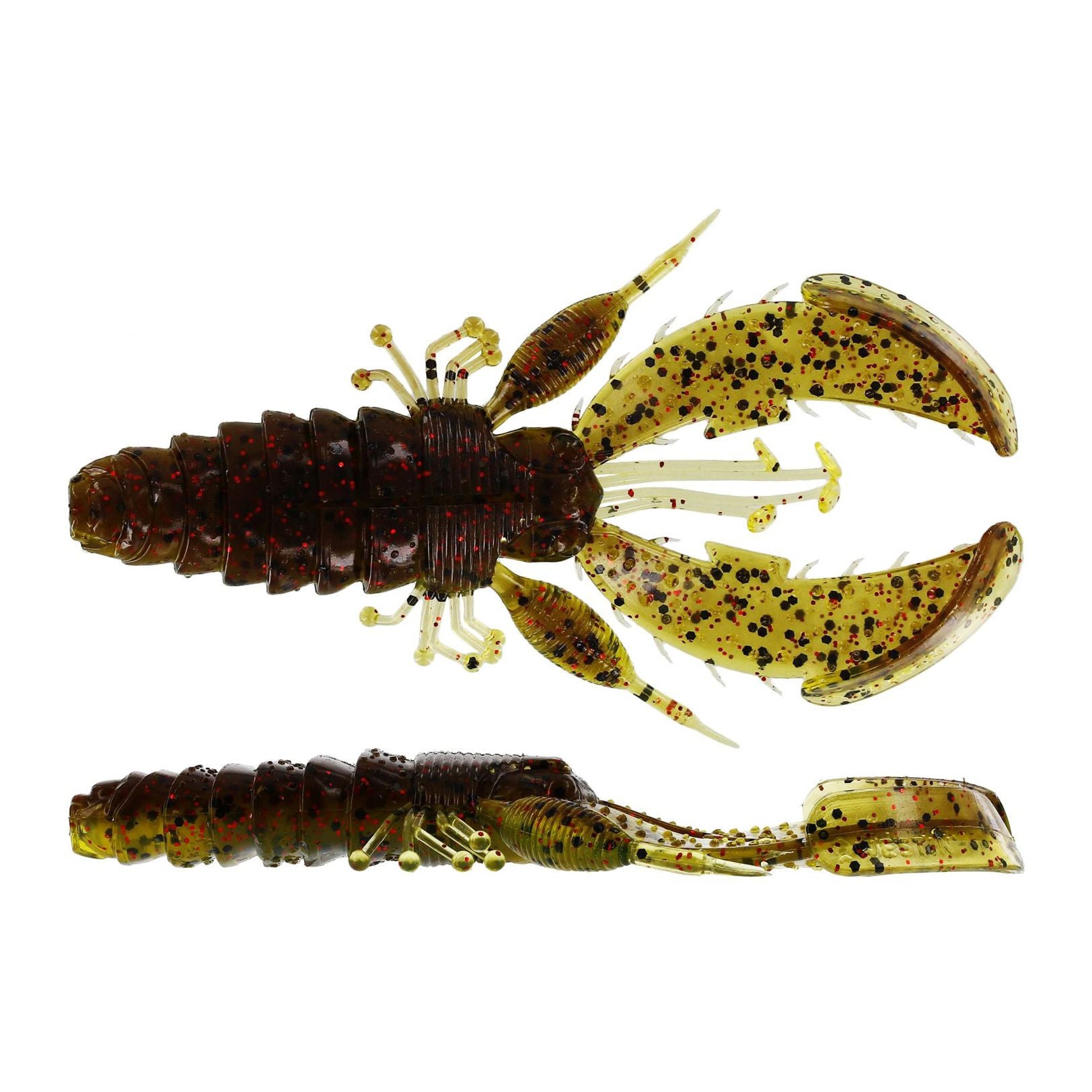 CreCraw 14cm 2pcs, Black/chartreuse