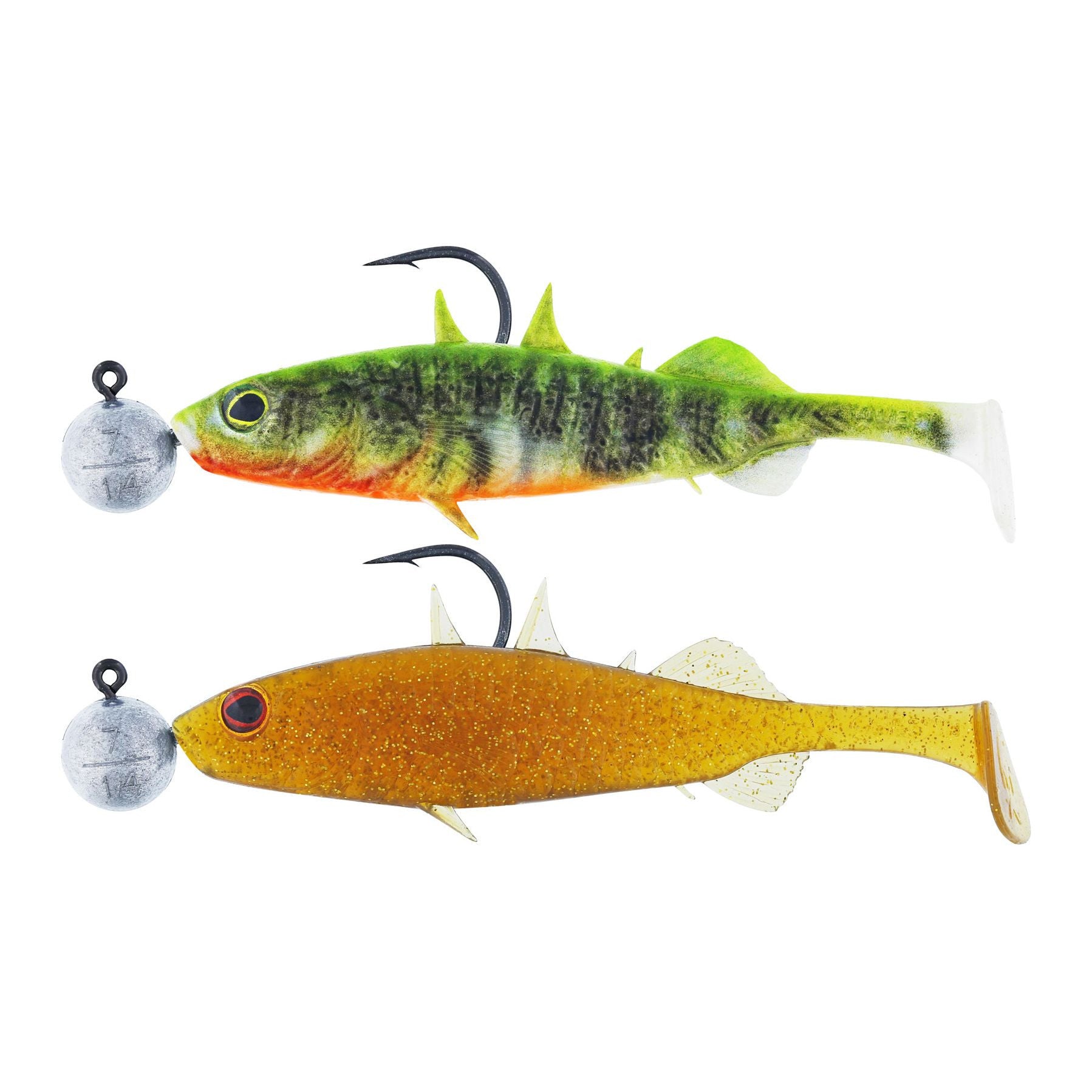 Stanley The Stickleback Shadtail R 'n R 7,5cm 7g #4/0, Dark water mix 11