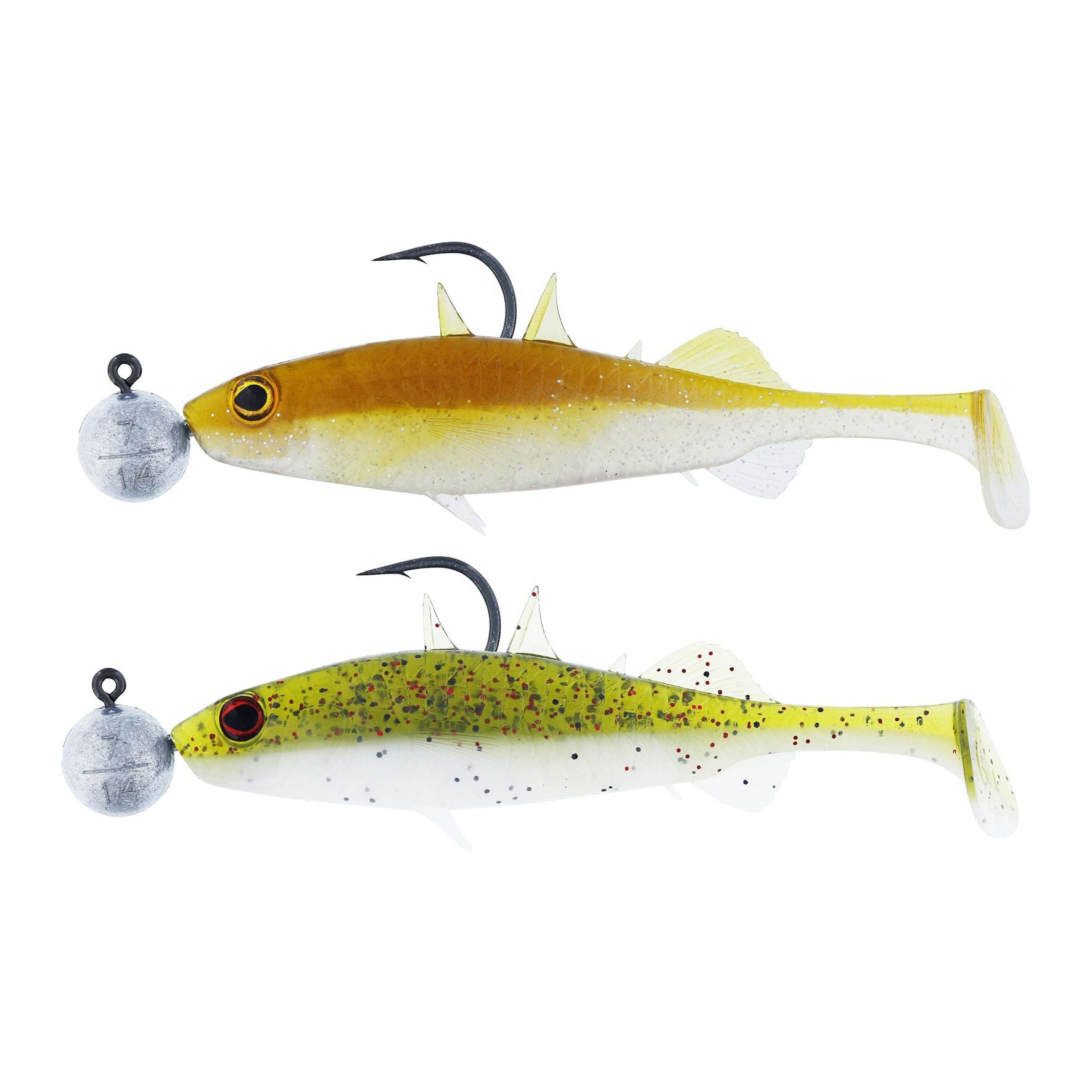 Stanley The Stickleback Shadtail R 'n R 7,5cm 7g #4/0, Clear water mix 11