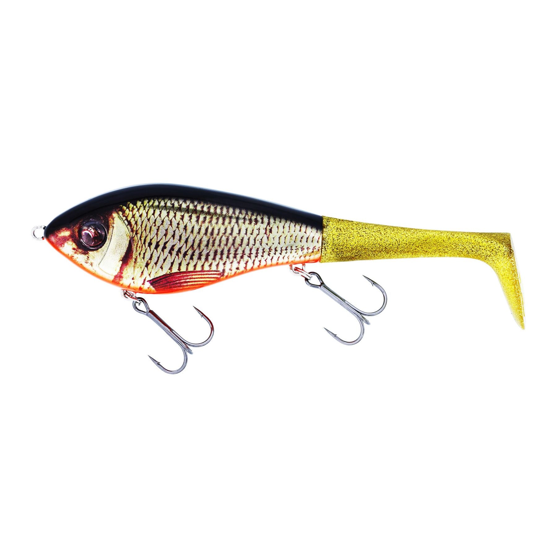 Swim Tail 12cm 62g Suspending, Real rudd
