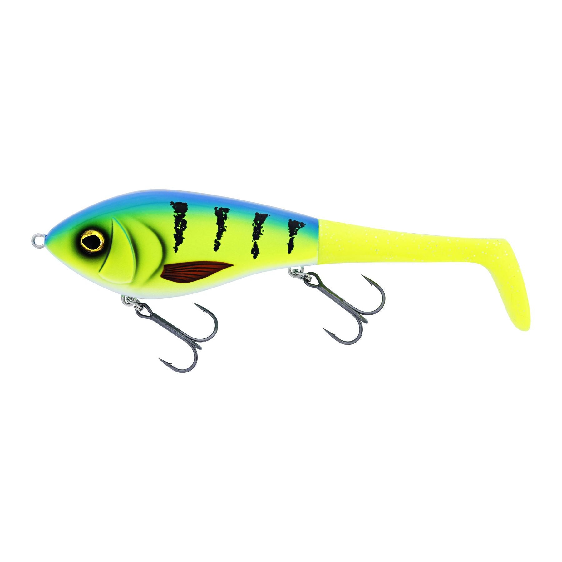 Swim Tail 12cm 62g Suspending, Striped bluegrass