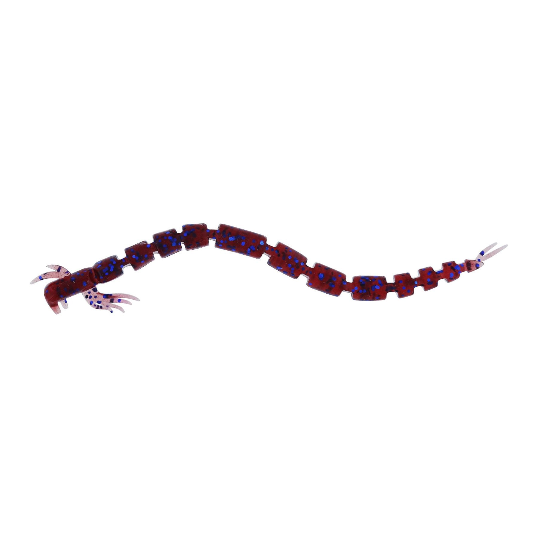 Bloodteez Worm 7,5cm 1g 6pcs, Indigo uv red