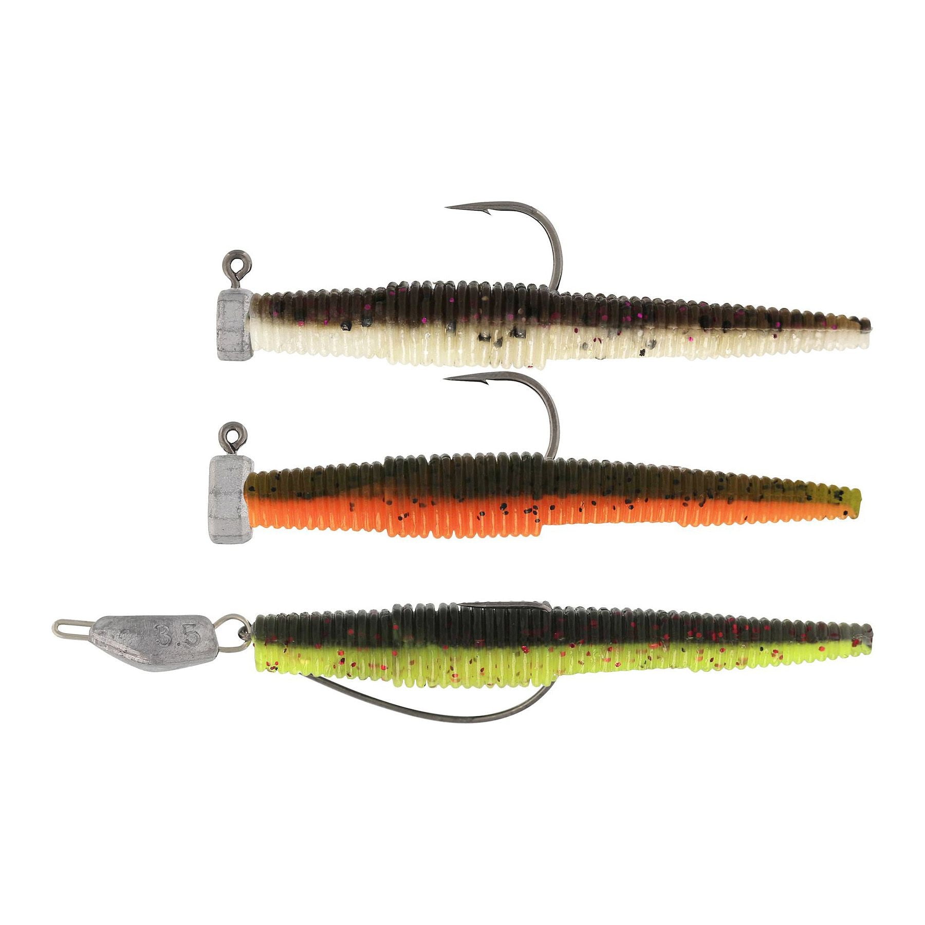 Ned Worm Slim R 'n R 5,5cm 1g/2g/3,5g, Dark water mix