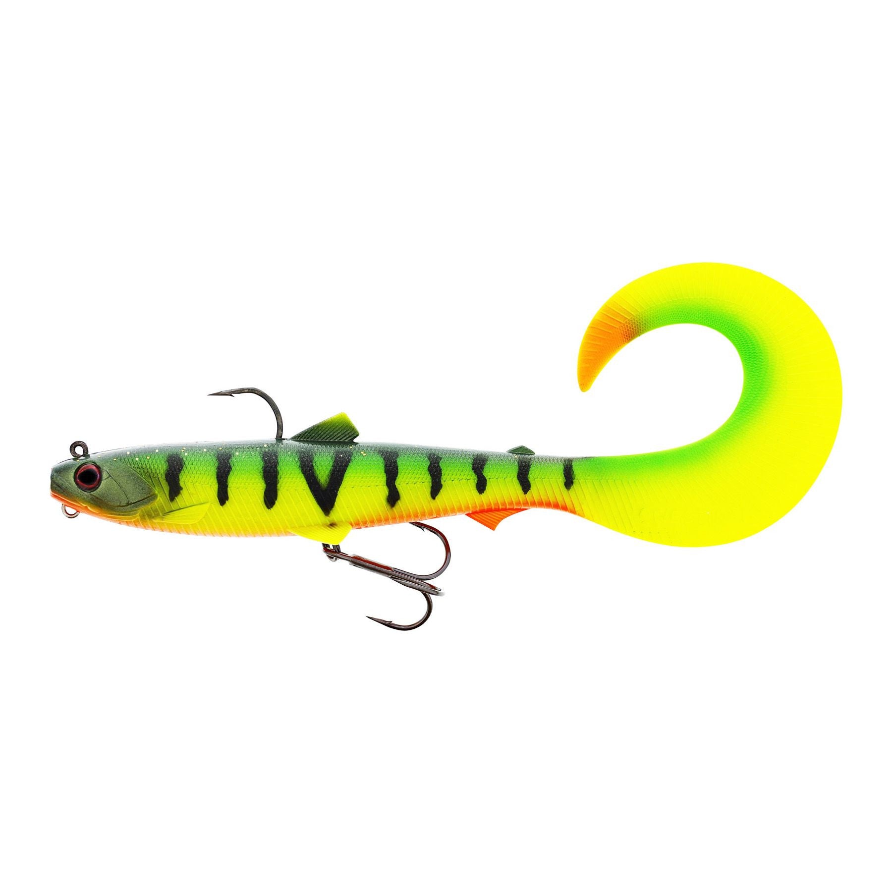 Bullteez Curltail R2f 16cm 35g Sinking, Tiger perch