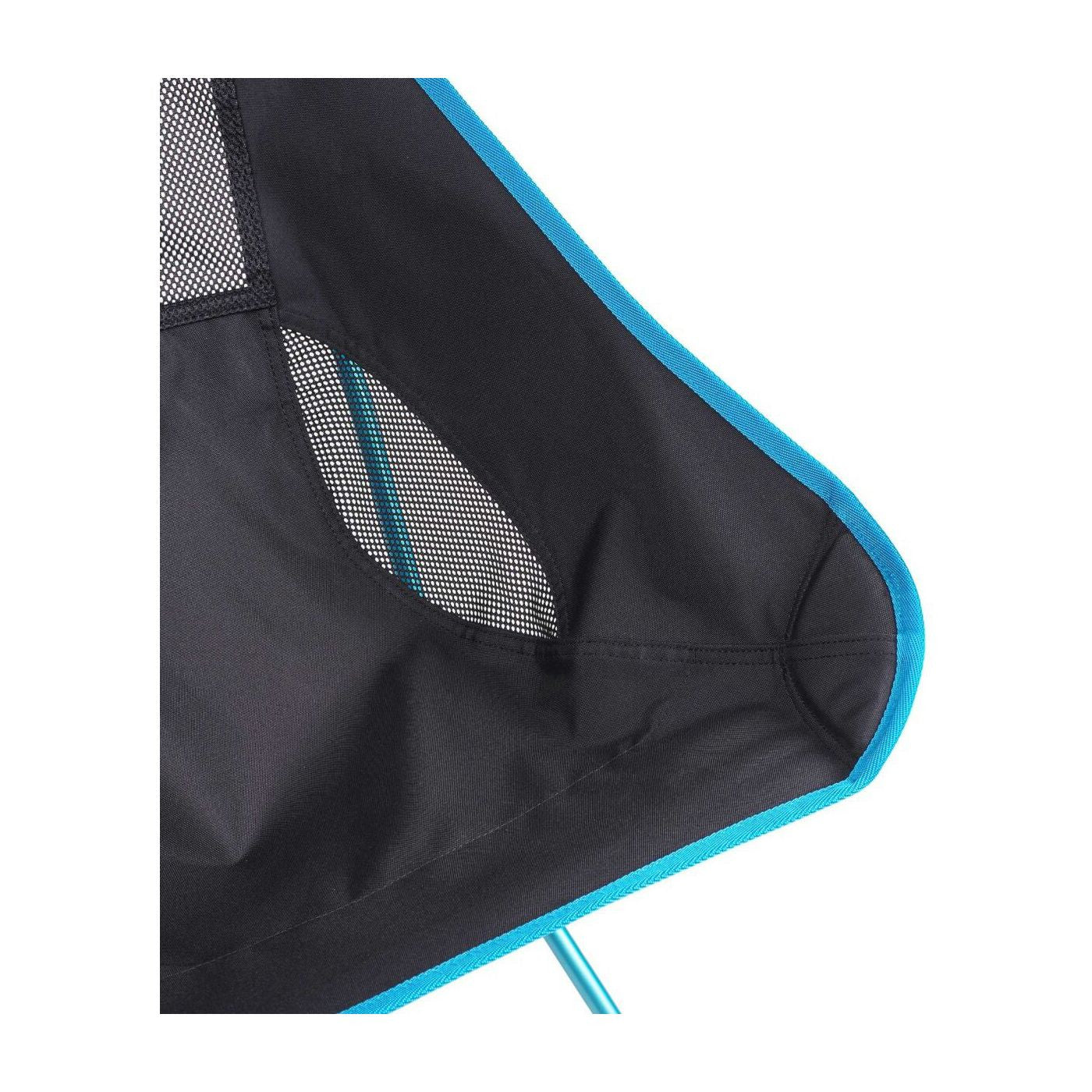 Chair Two, Black/cyan blue