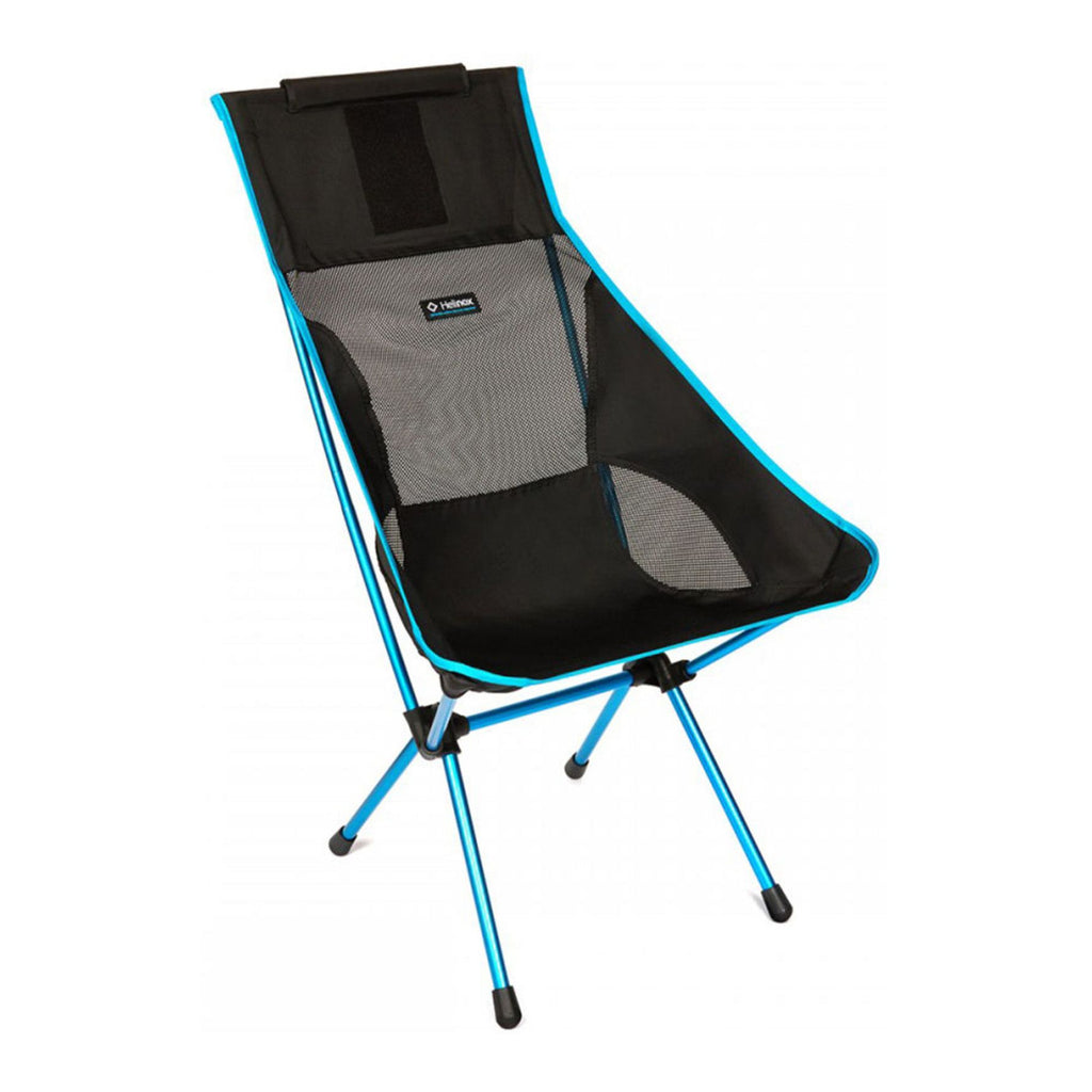 Sunset Chair, Black/cyan blue