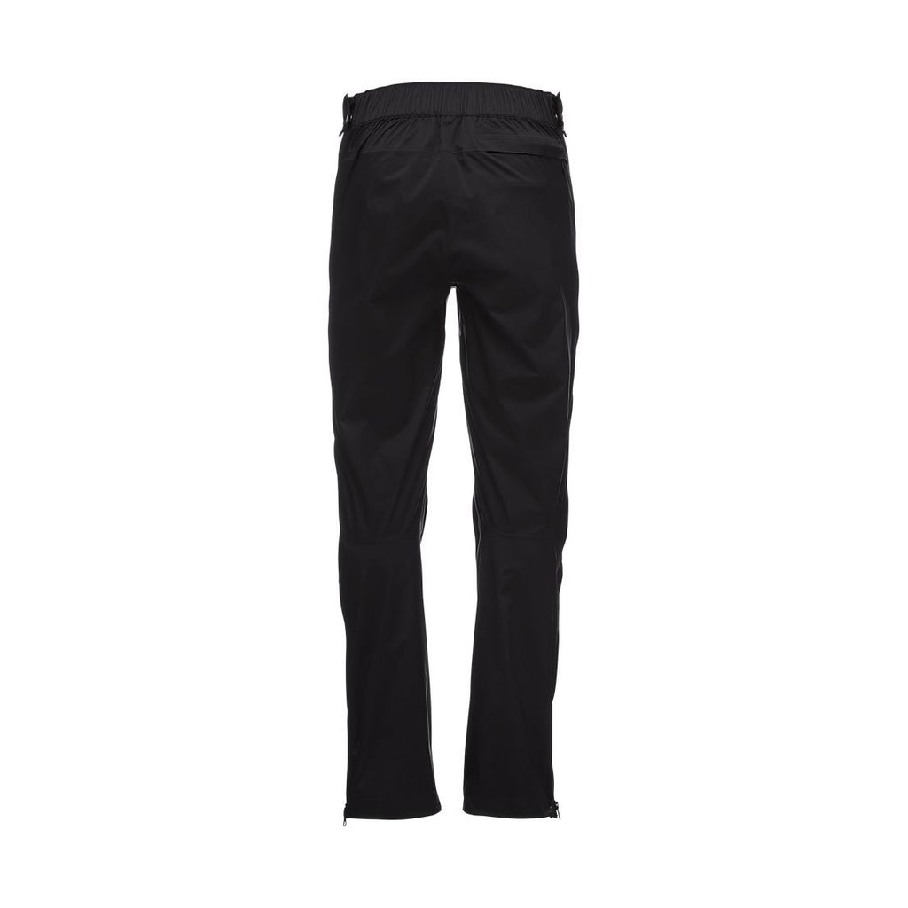 Fineline Stretch Full Zip Rain Pants - M, Black