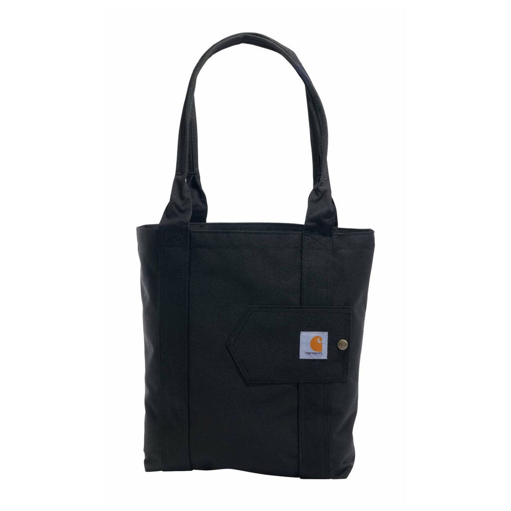 Vertical Open Tote, Black