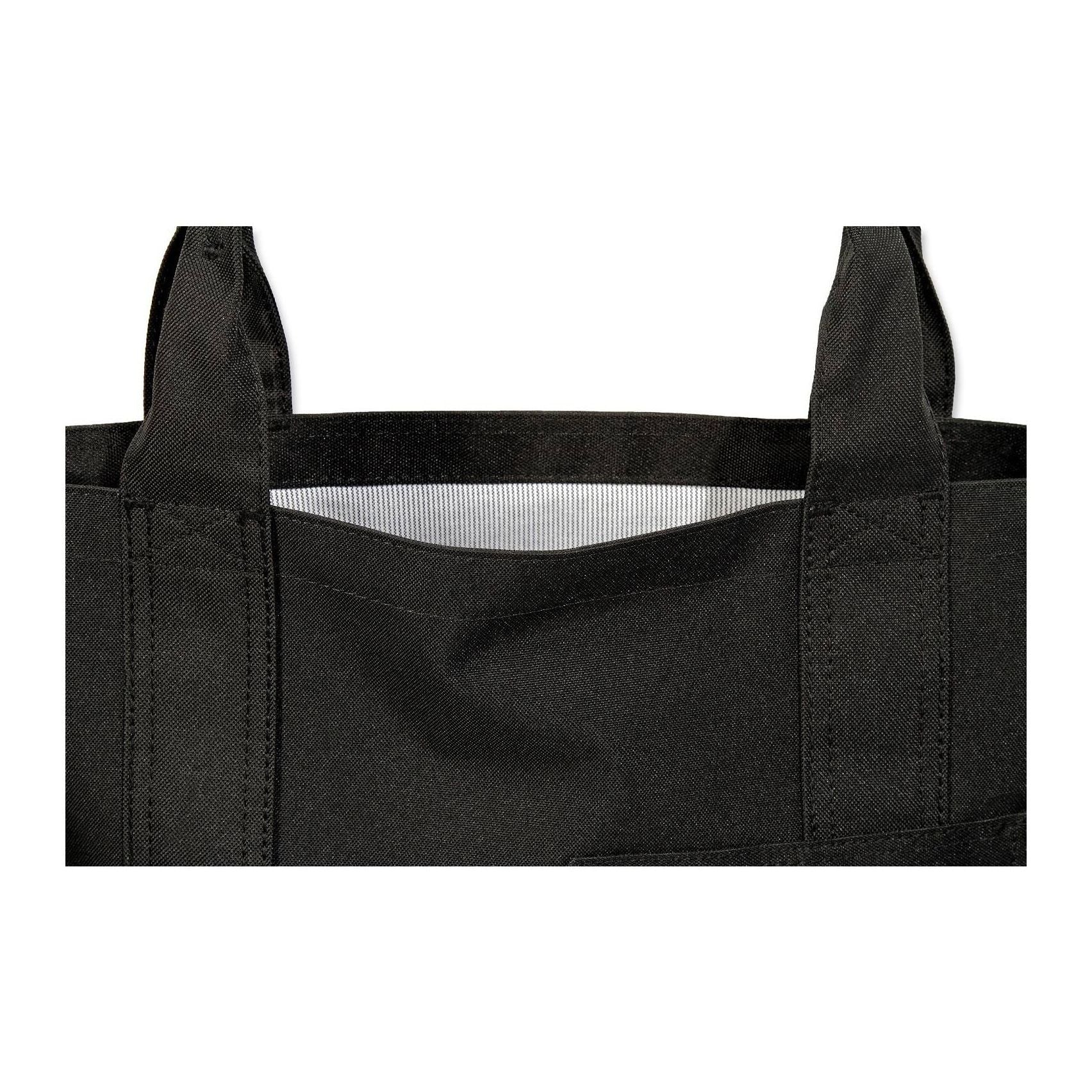 Vertical Open Tote, Black
