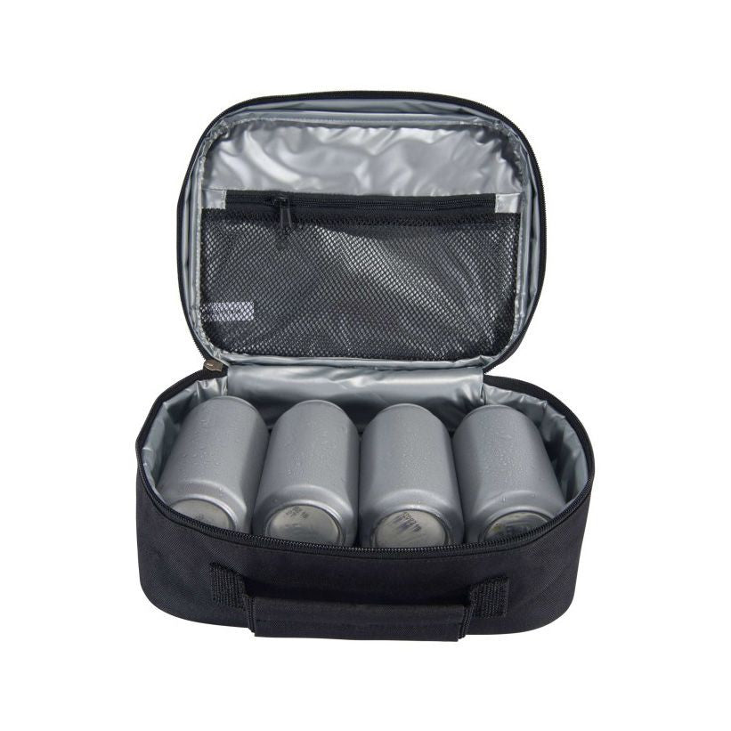 Insulated 4 Can Lunch Cooler, Black