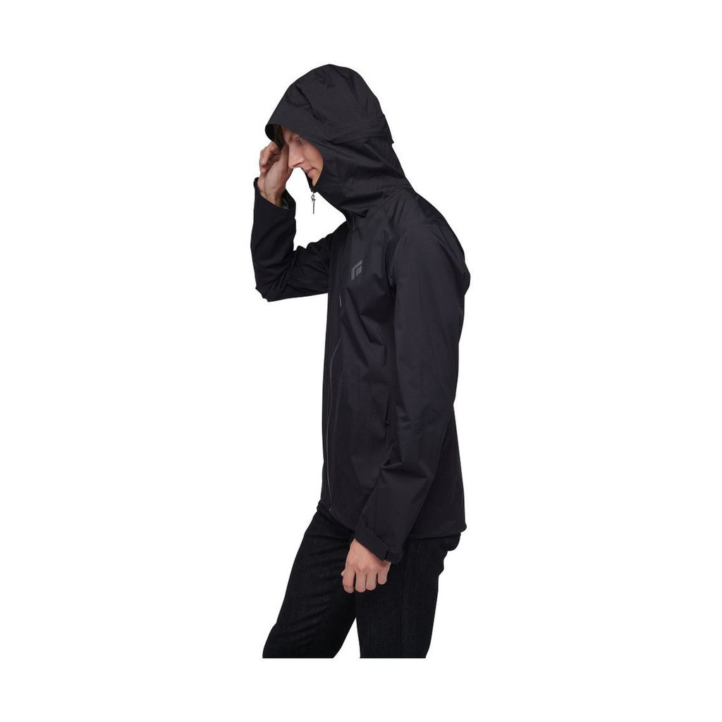 Fineline Stretch Rain Shell Jacket M, Black
