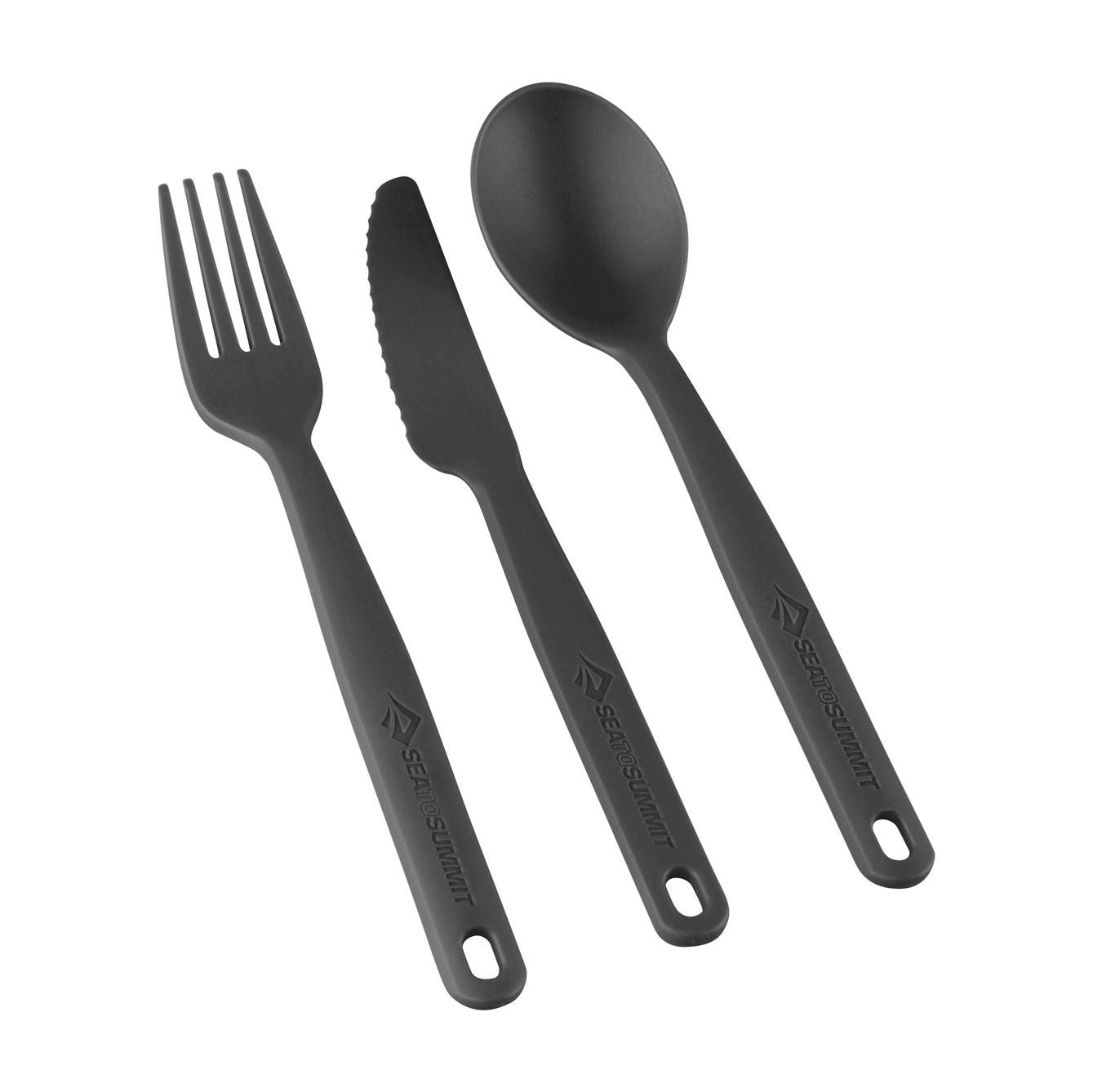 Cutlery Polypropylen Cutleryset, Charcoal