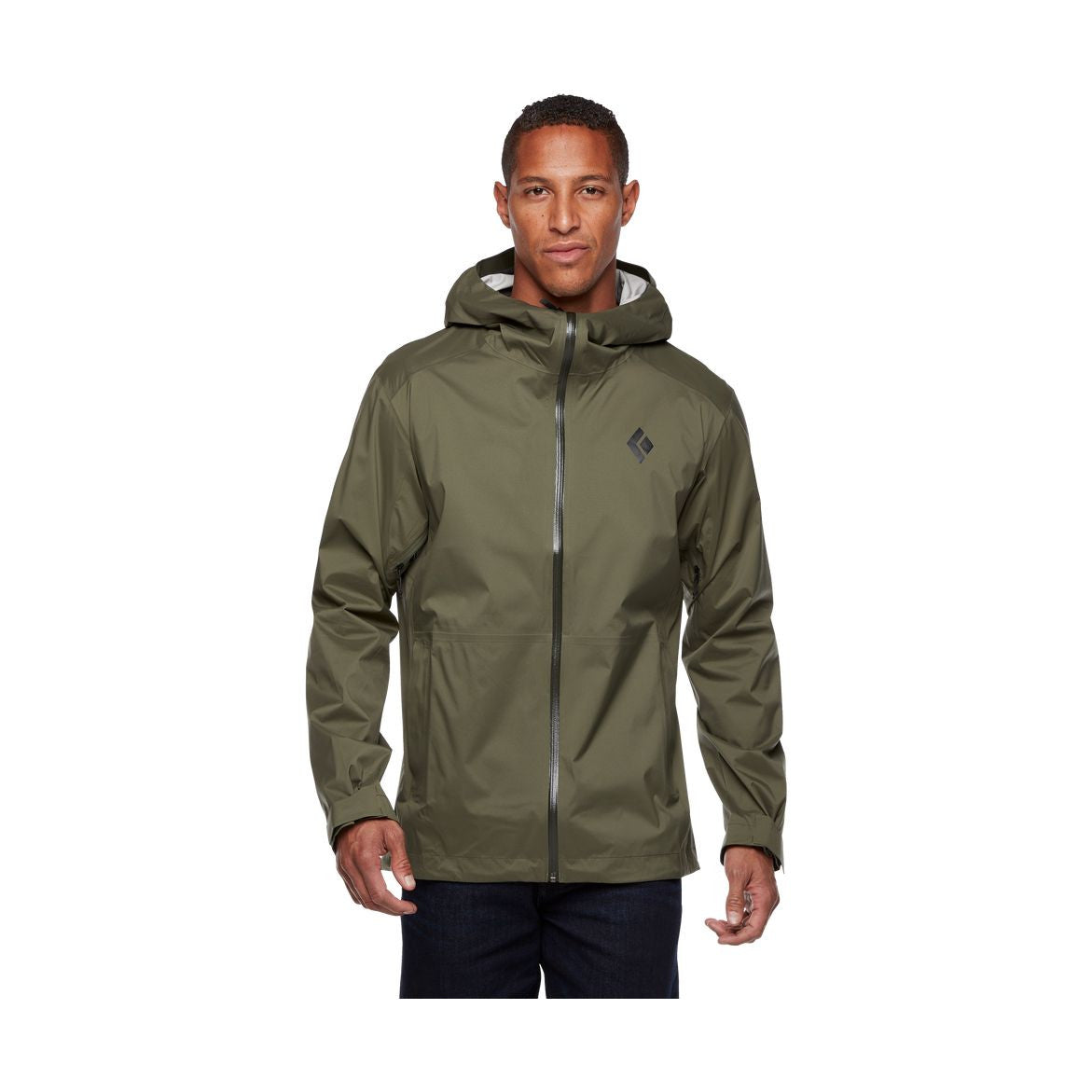 Fineline Stretch Rain Shell Jacket M, Tundra