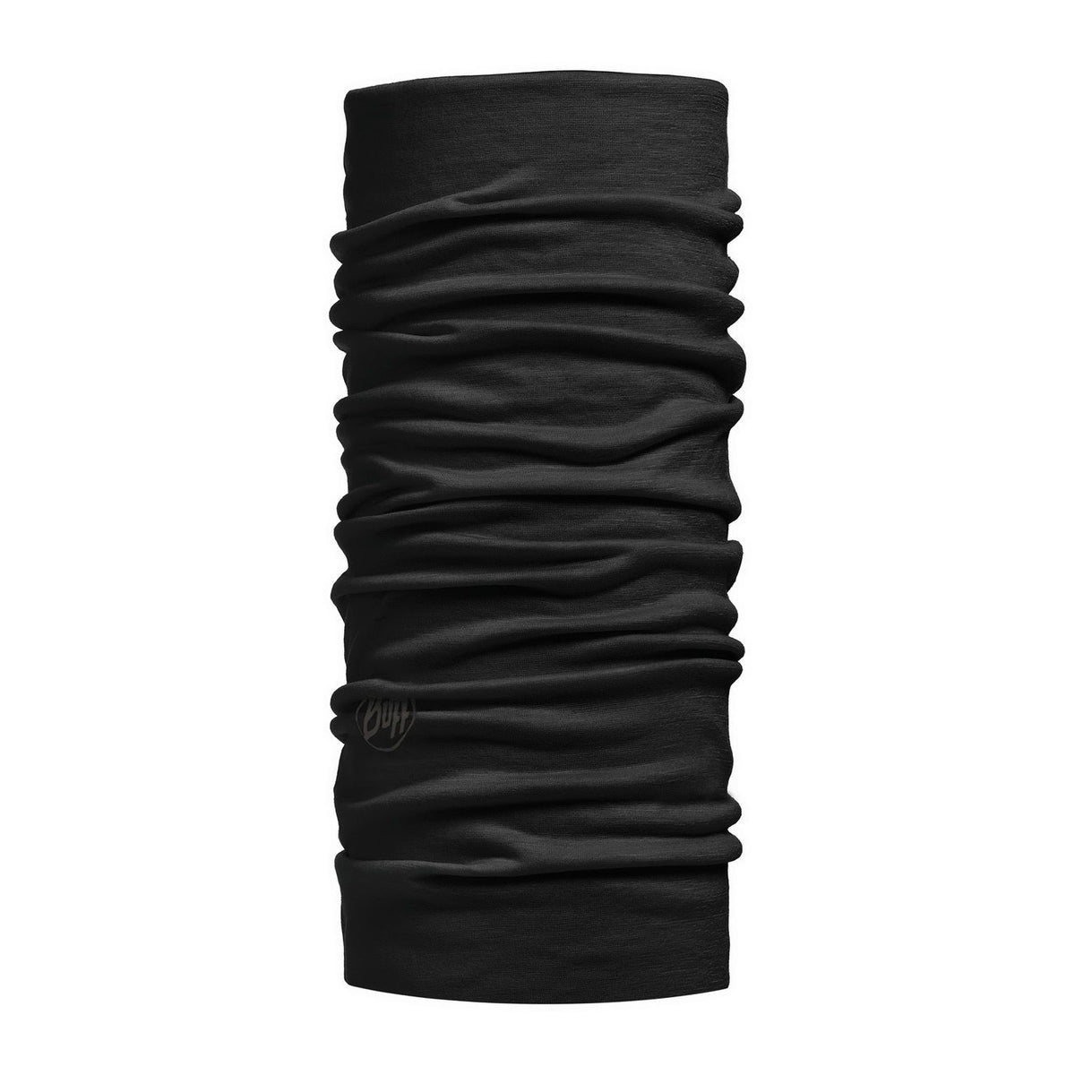 Buff Lightweight Merino Wool, Solid black