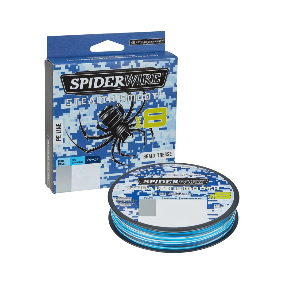 SpiderWire Stealth Smooth 150m, Blue camo