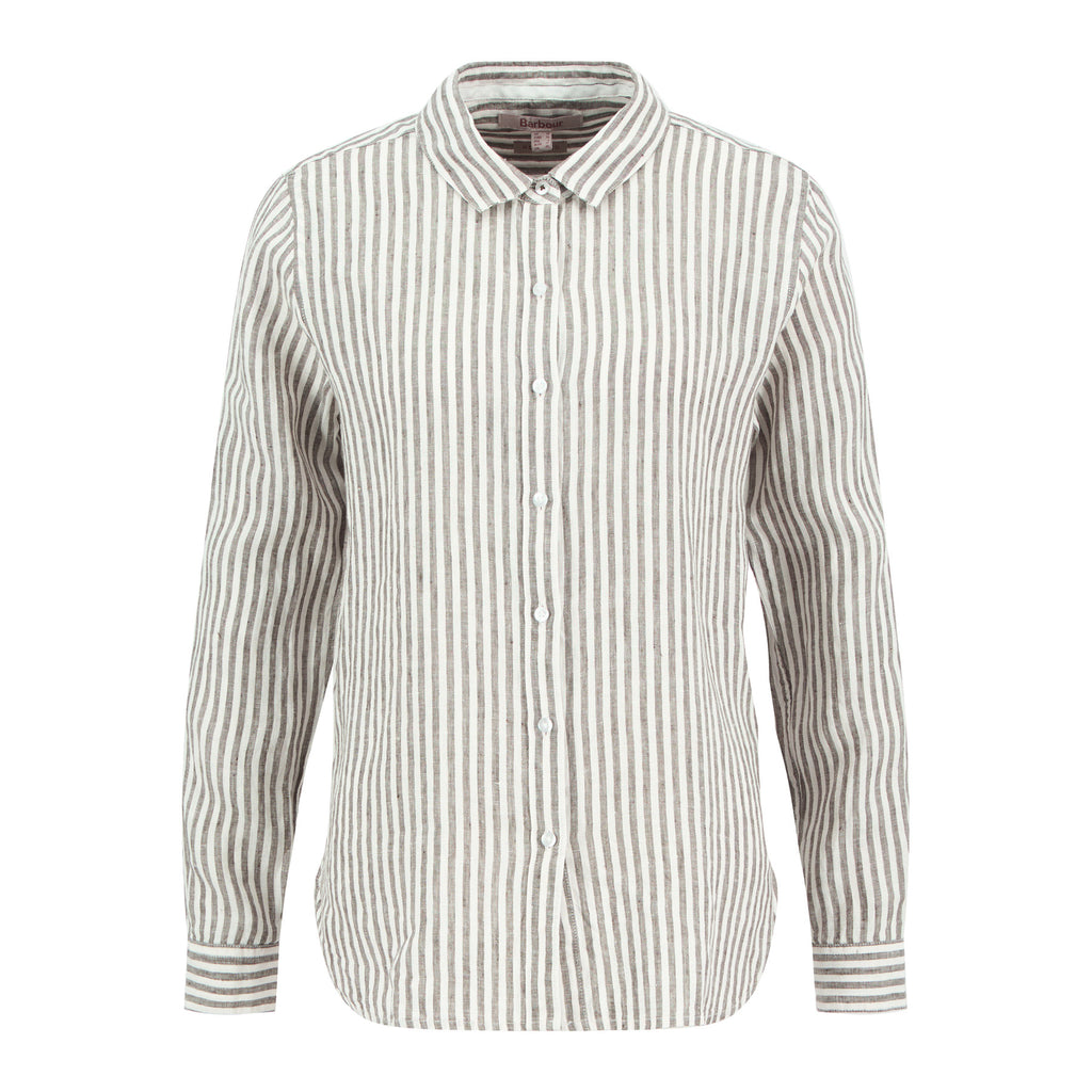 Barbour Marine Shirt, Dusky khaki stripe