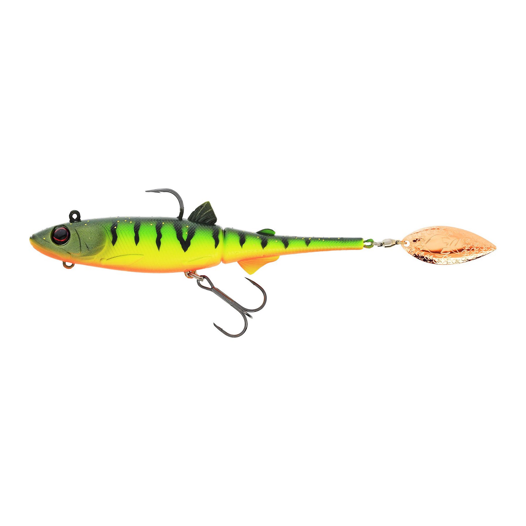 Hypoteez Spintail 14cm 48g Sinking, Tiger perch