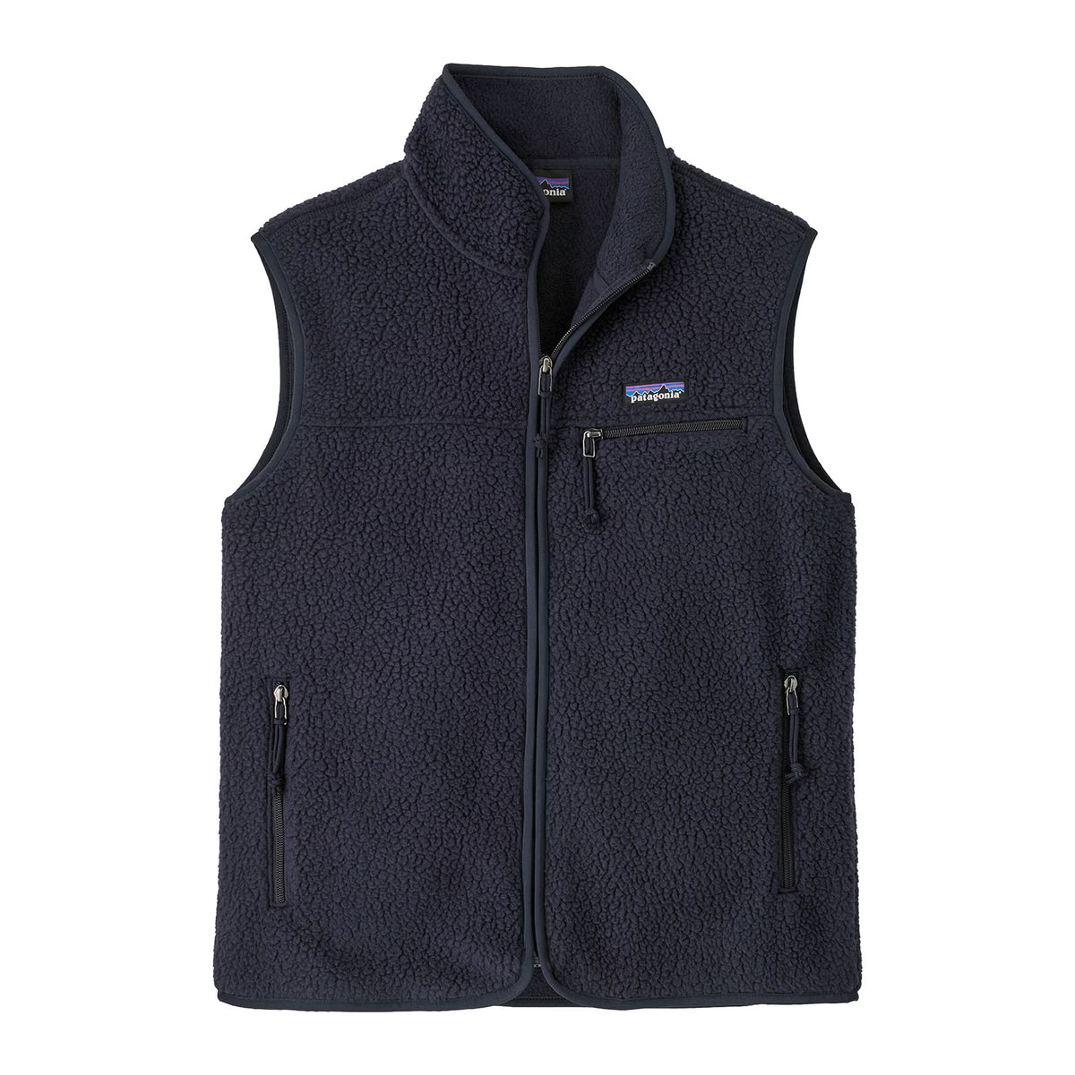 W's Retro Pile Vest, Sunken Blue