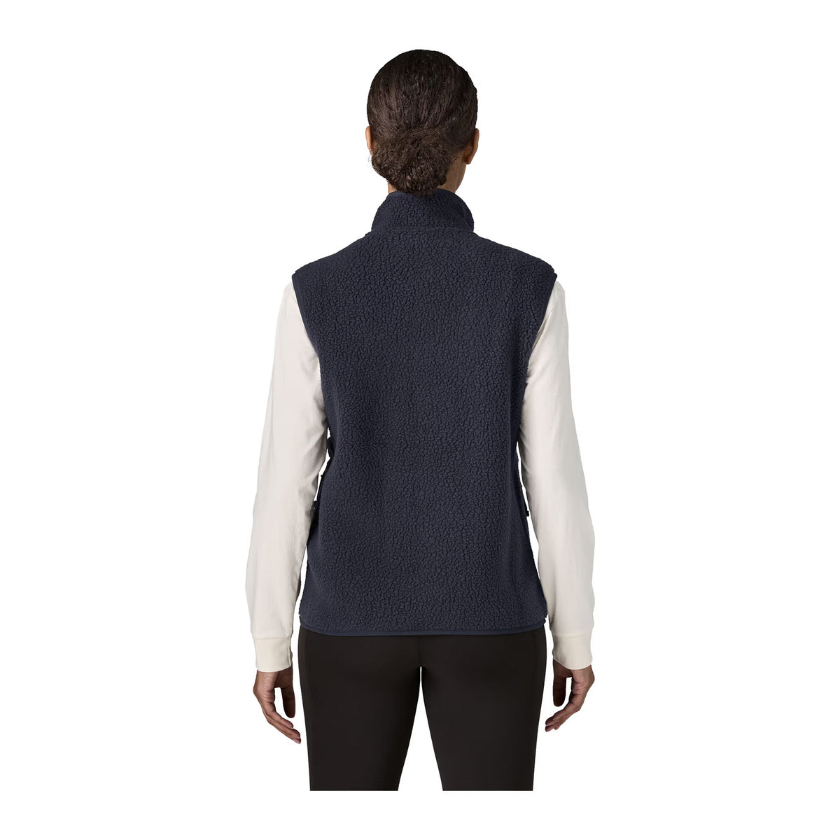W's Retro Pile Vest, Sunken Blue