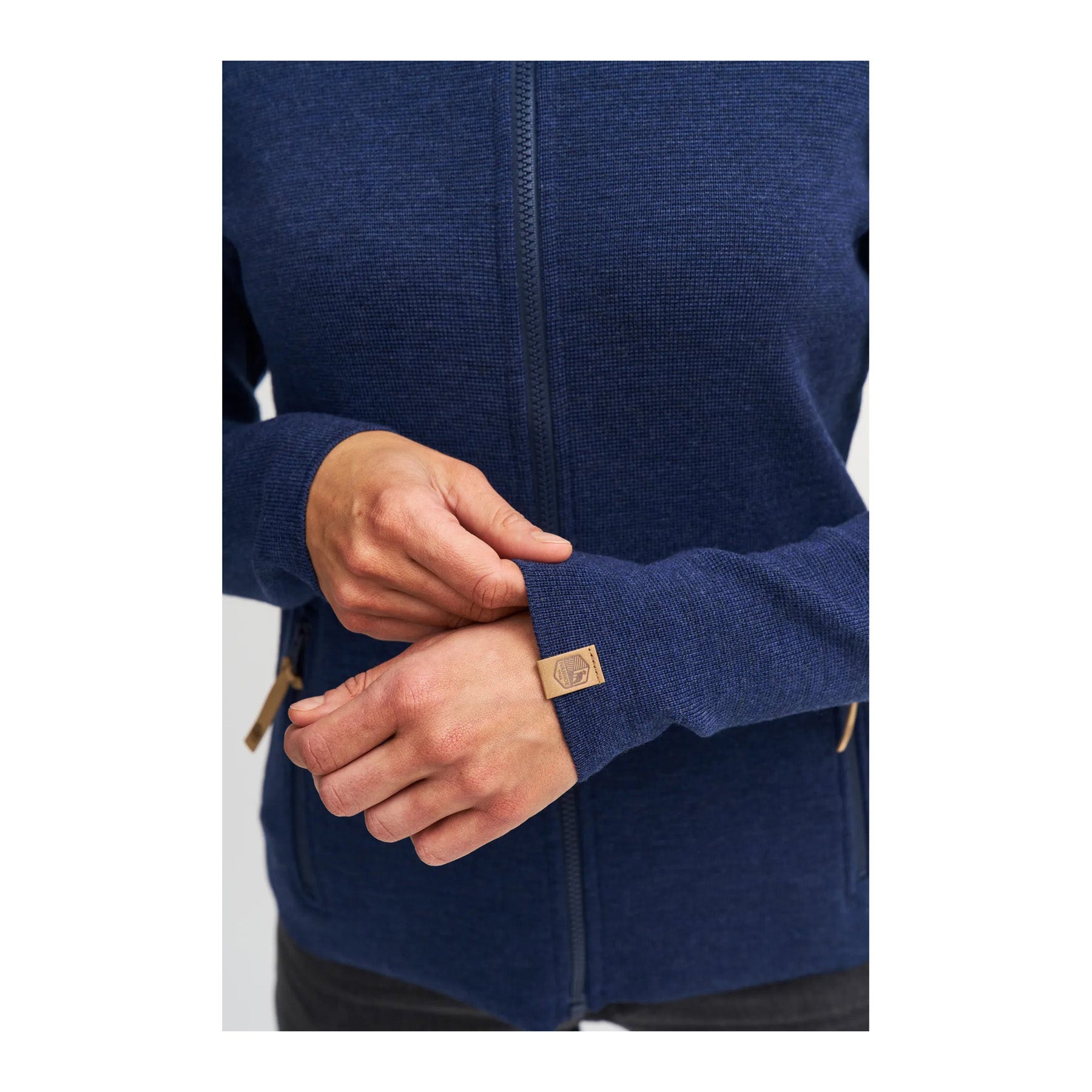 Hanna full zip W, Navy