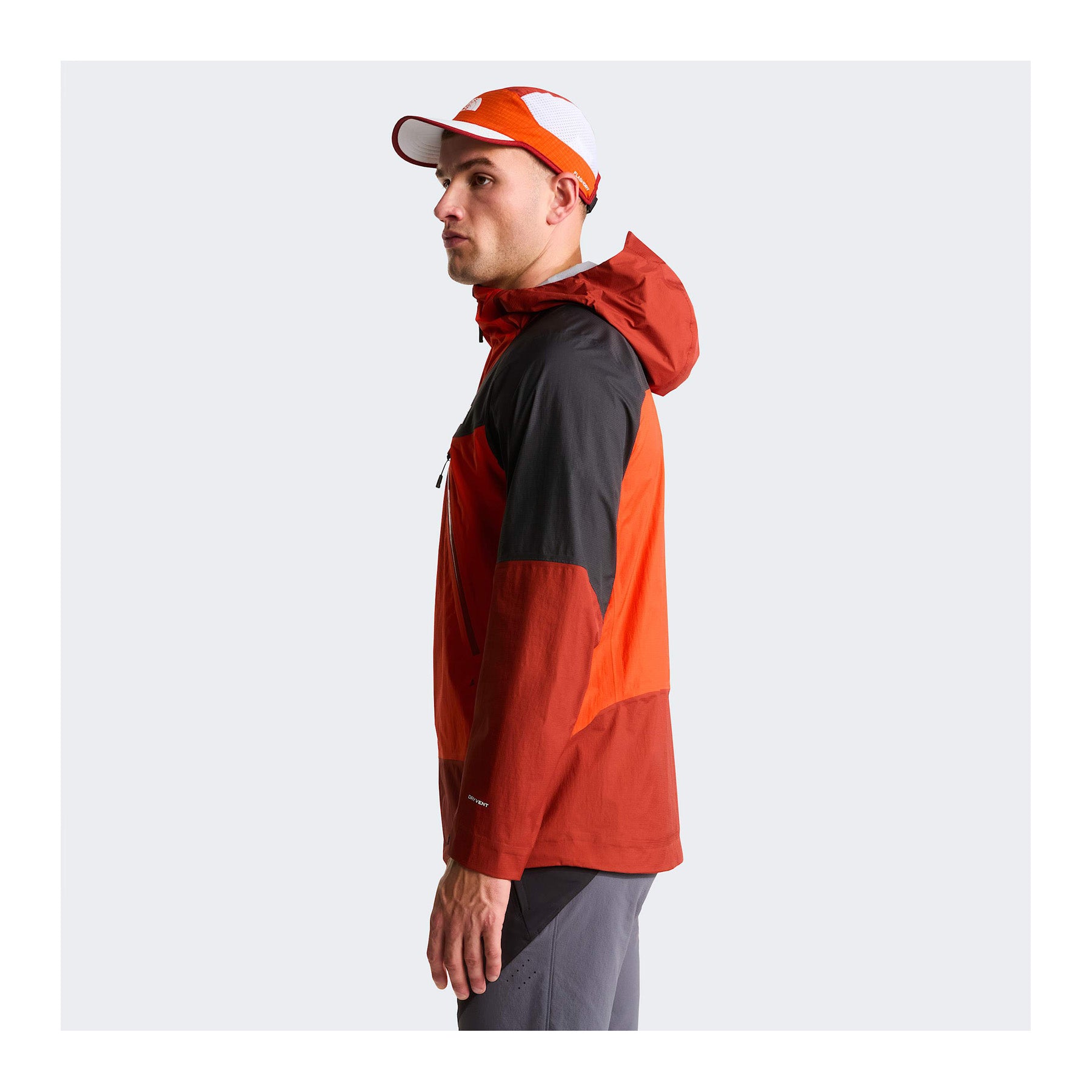 Signal 2.5L DryVent Jacket M, Lava Red Iron Clay TNF Black