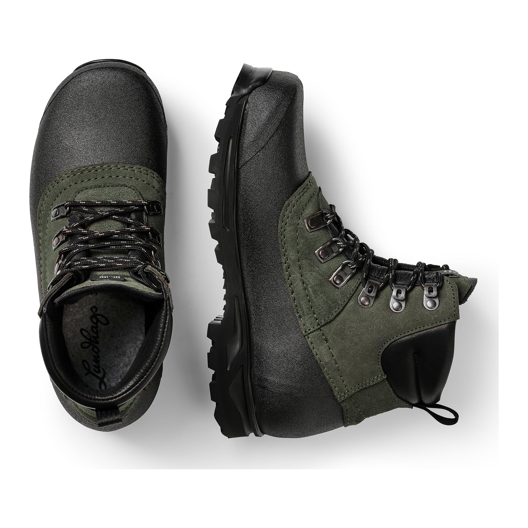 Tjakke II Trekking Boot Mid, Forest green