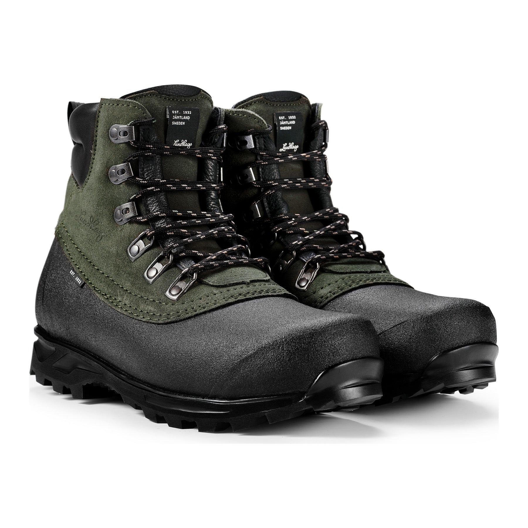 Tjakke II Trekking Boot Mid, Forest green