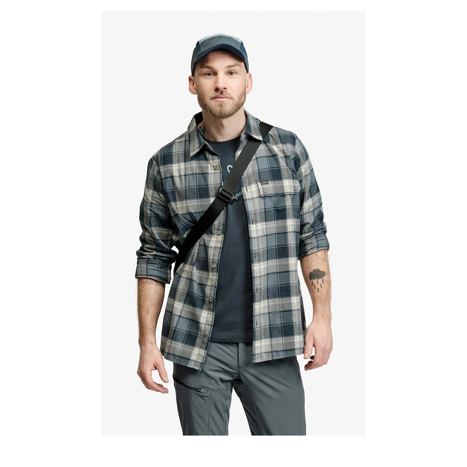 Järpen Plaid Flannel Shirt, Herr