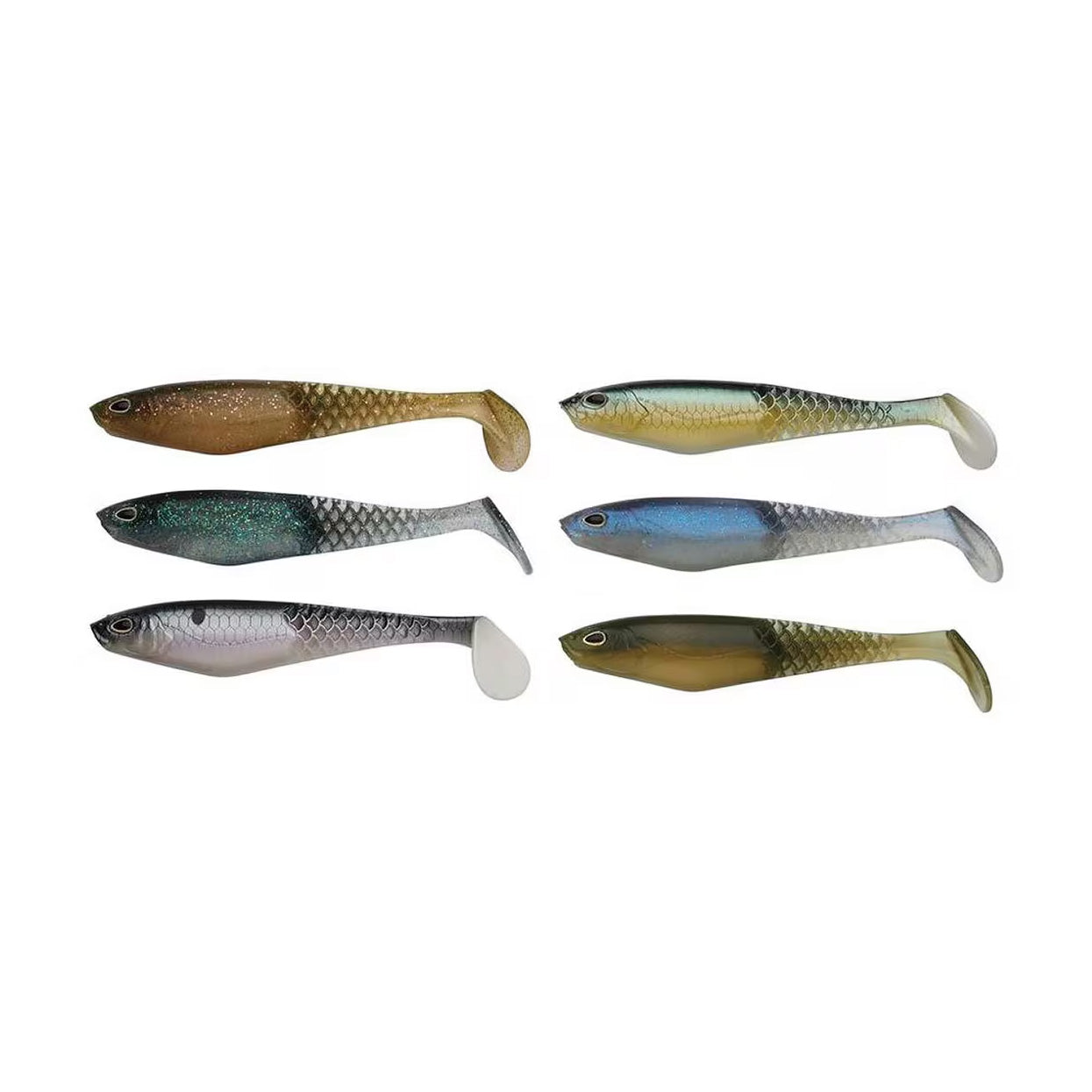 Cullshad 10cm (6pcs), Clear water mix