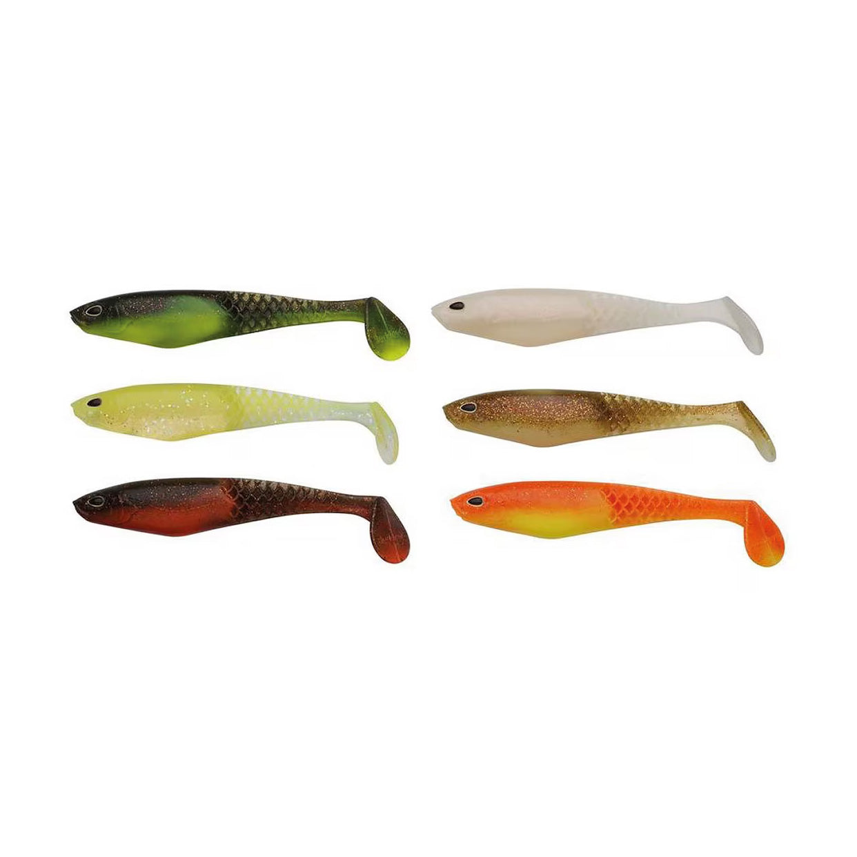 Cullshad 10cm (6pcs), Dark water mix