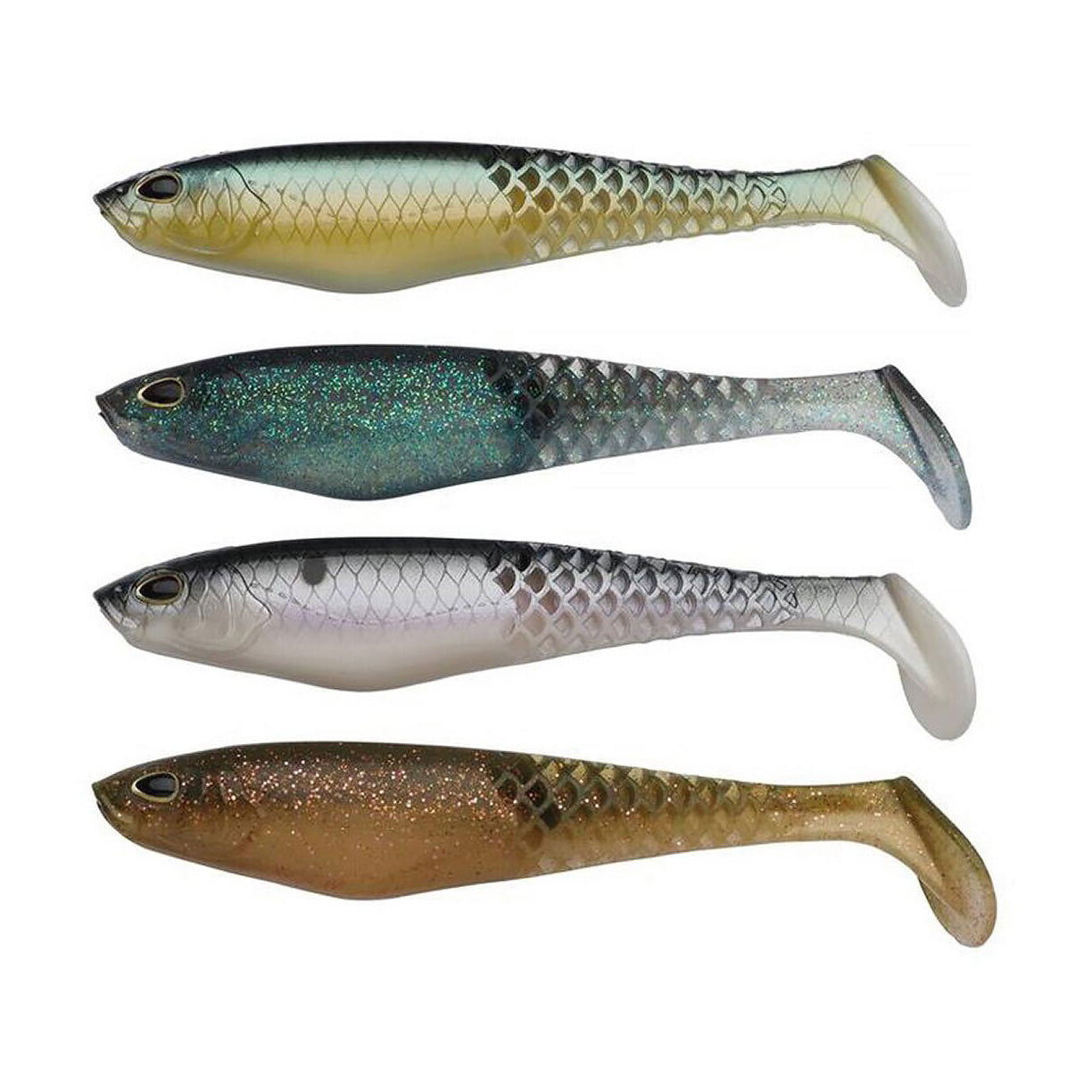 Cullshad 12,5cm (4pcs), Clear water mix