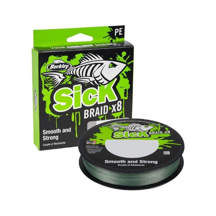 Sick Braid Moss Green 150m, 0,23