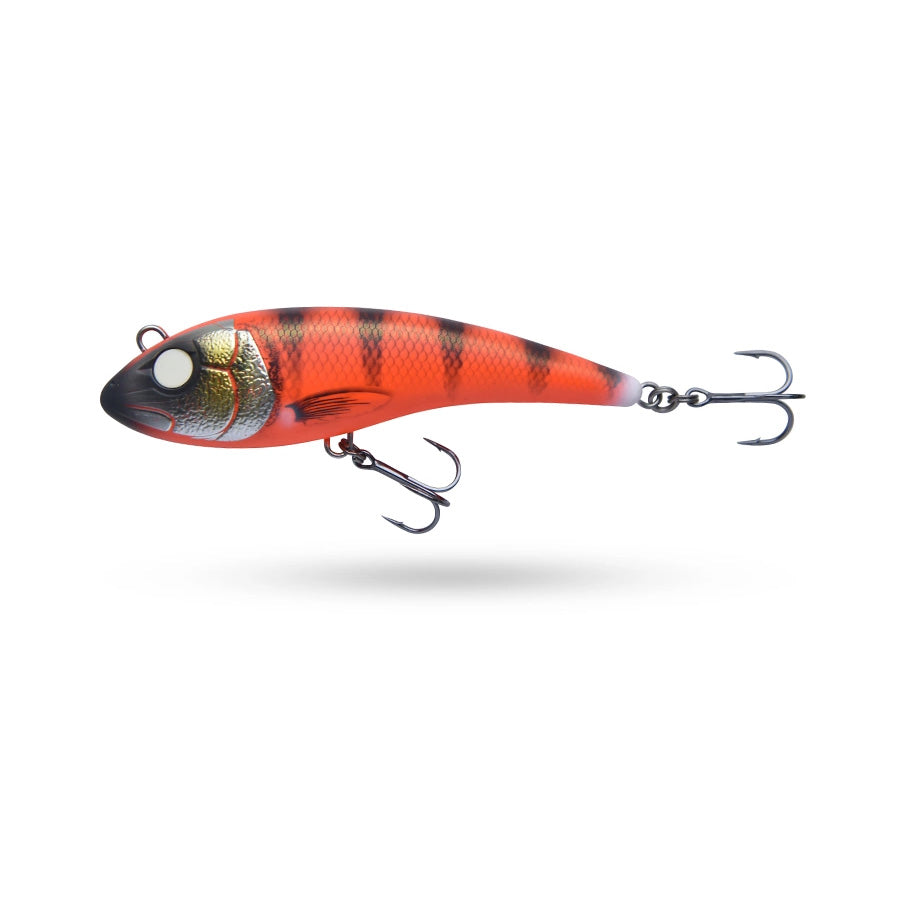 Low Glider Jerk Slow Sink 17cm 112g, Red tiger