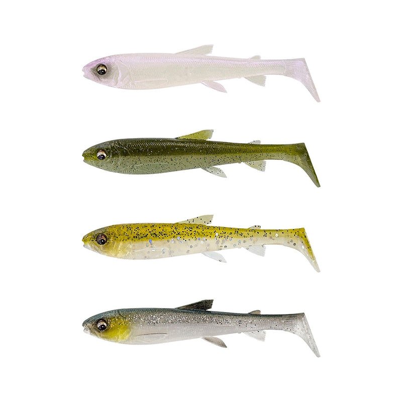 3D Whitefish Shad 9cm Mix 4pcs