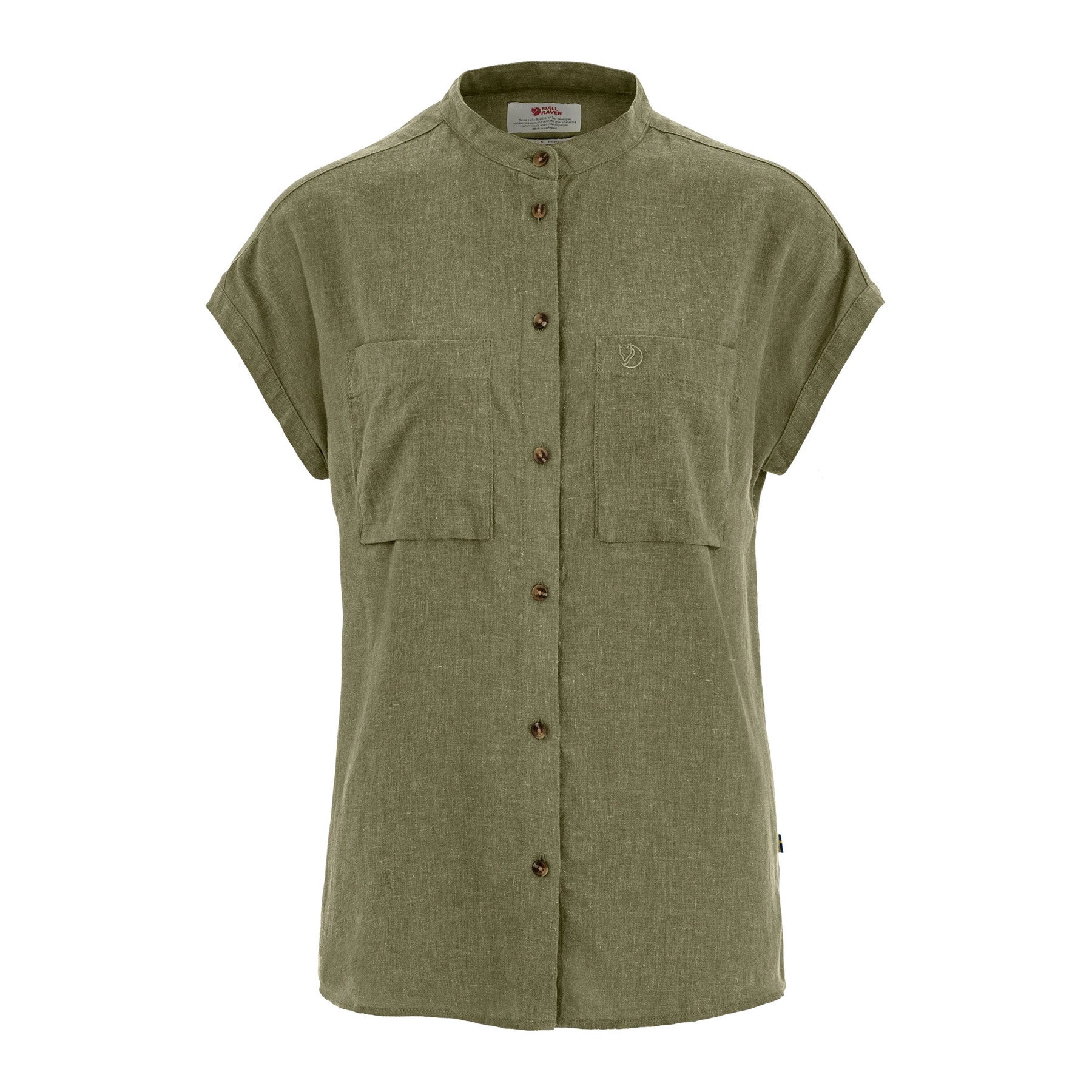 Övik Hemp Shirt SS W, Green
