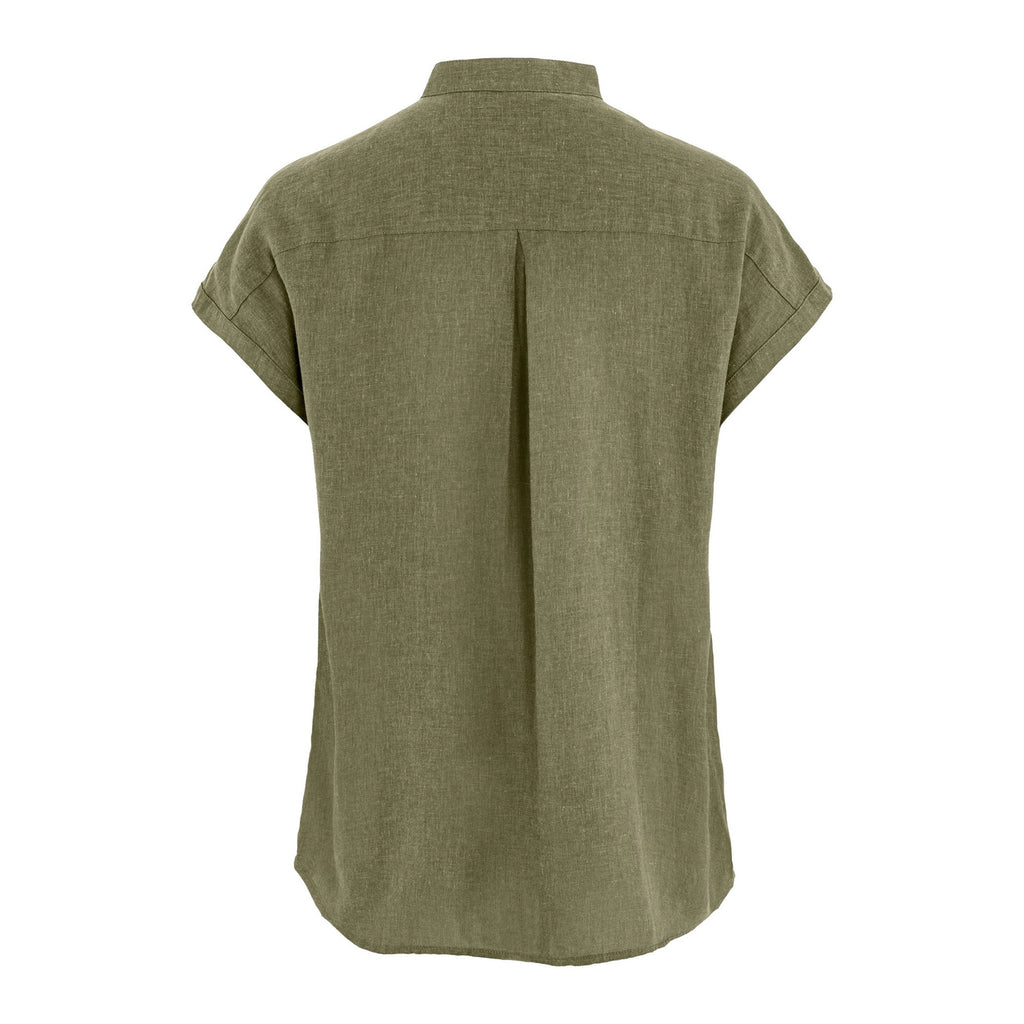 Övik Hemp Shirt SS W, Green