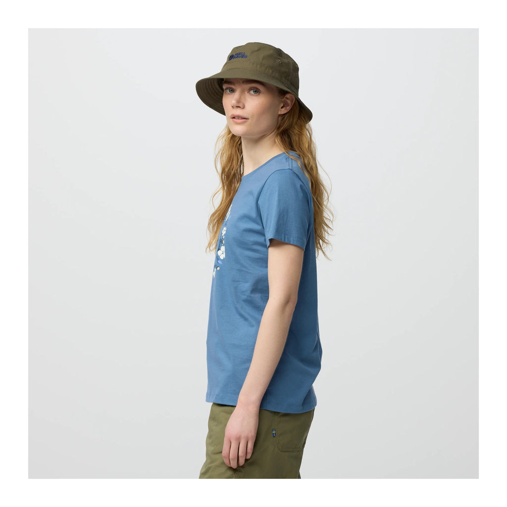 Fjällblomster Fox T-shirt W, Dawn blue