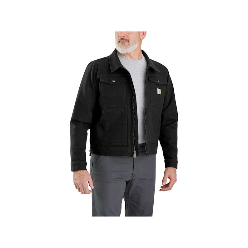 Men's Duck Relaxed Fit Jacket, Black