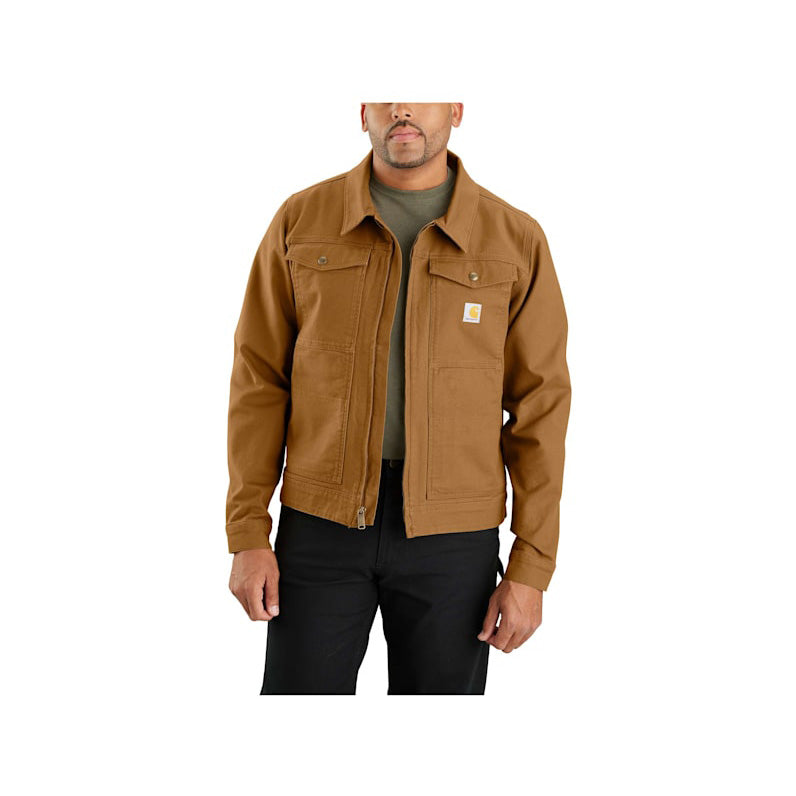 Men's Duck Relaxed Fit Jacket, Carhartt brown
