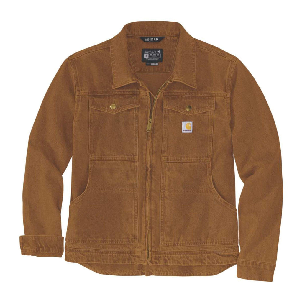 Men's Duck Relaxed Fit Jacket, Carhartt brown