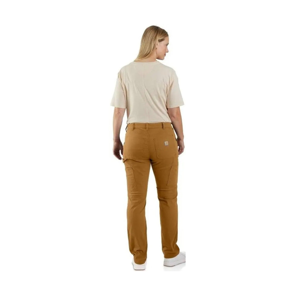 W's Relaxed Fit Canvas Work Pant, Carhartt brown