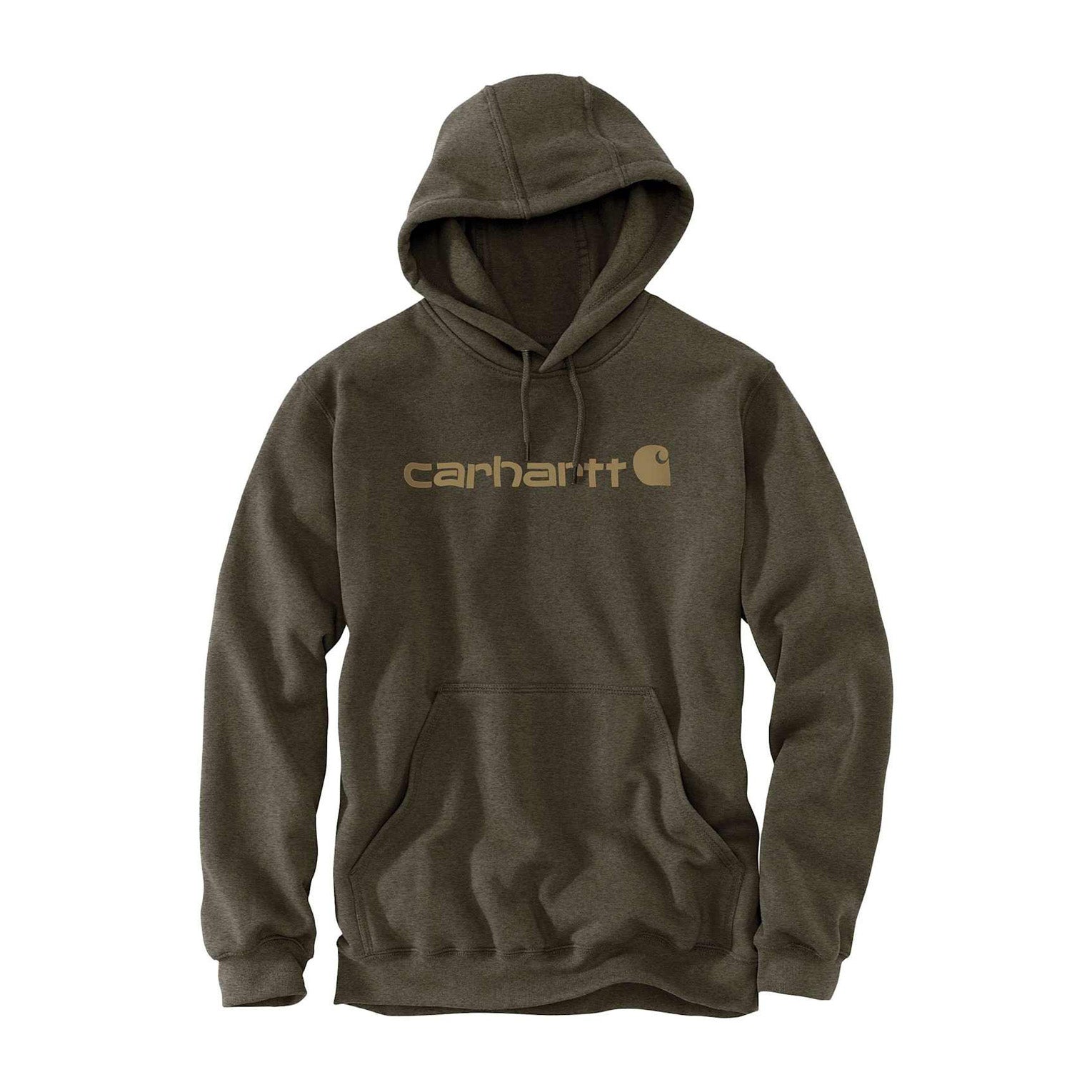 Marquette Logo Sweatshirt, Burnished Logs Heather