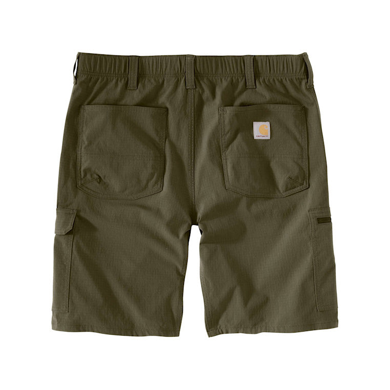 Relaxed 10" Carhartt Force Ripstop Cargo Short, Burnished Logs